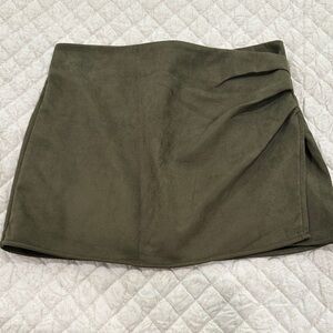 Olive Green Women's Skirt